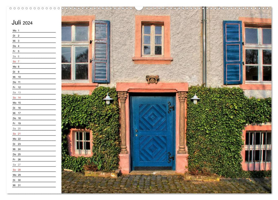 Eye-catchers - gates, doors and windows (CALVENDO Premium Wall Calendar 2024) 