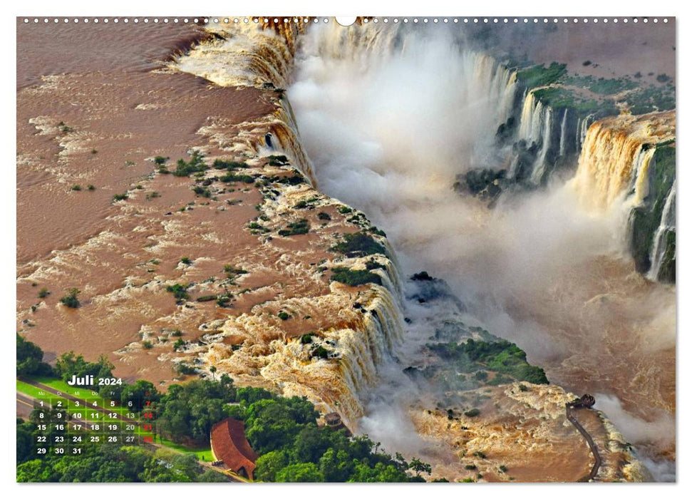 Argentina. The Iguazú Falls (CALVENDO Premium Wall Calendar 2024) 