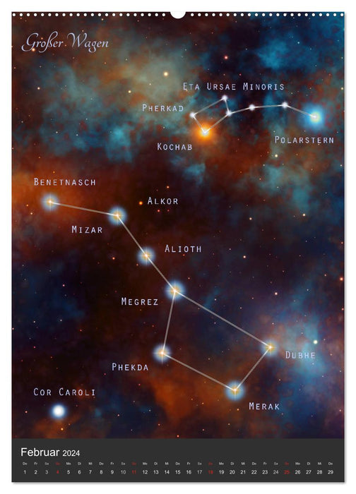 Our constellations (CALVENDO Premium Wall Calendar 2024) 