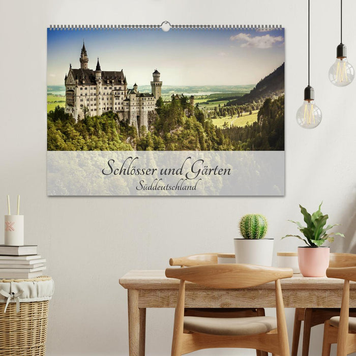 Castles and gardens in southern Germany (CALVENDO wall calendar 2024) 