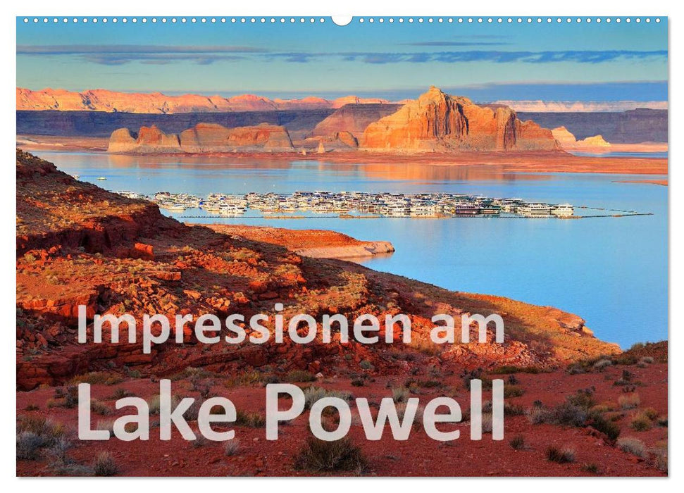 Impressions au lac Powell (calendrier mural CALVENDO 2024) 
