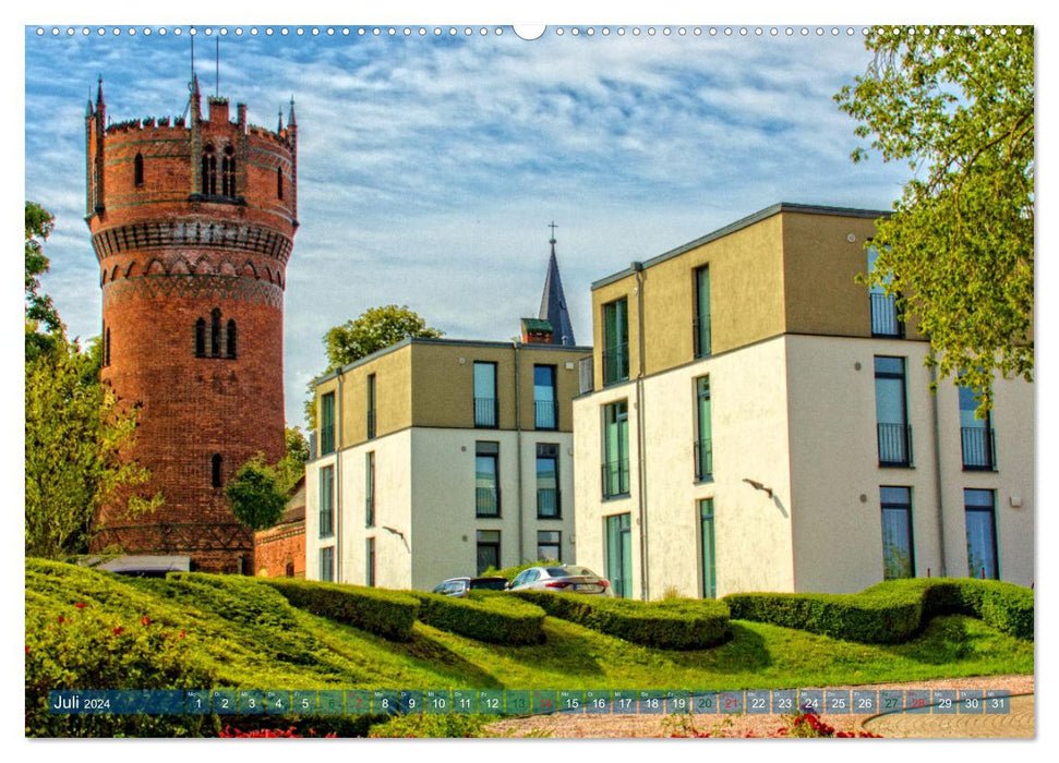 City of Wismar in Mecklenburg - A Hanseatic city with a lot of charm (CALVENDO Premium Wall Calendar 2024) 