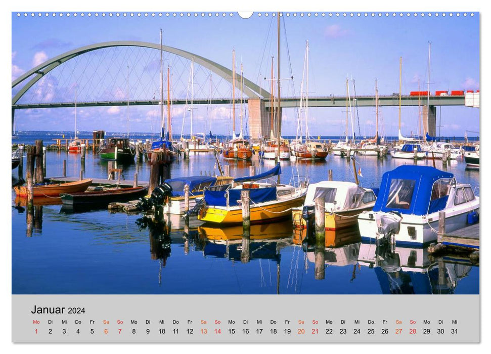 Schleswig-Holstein, holiday destination between the North and Baltic Seas (CALVENDO Premium Wall Calendar 2024) 