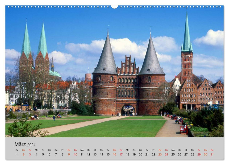 Schleswig-Holstein, holiday destination between the North and Baltic Seas (CALVENDO Premium Wall Calendar 2024) 