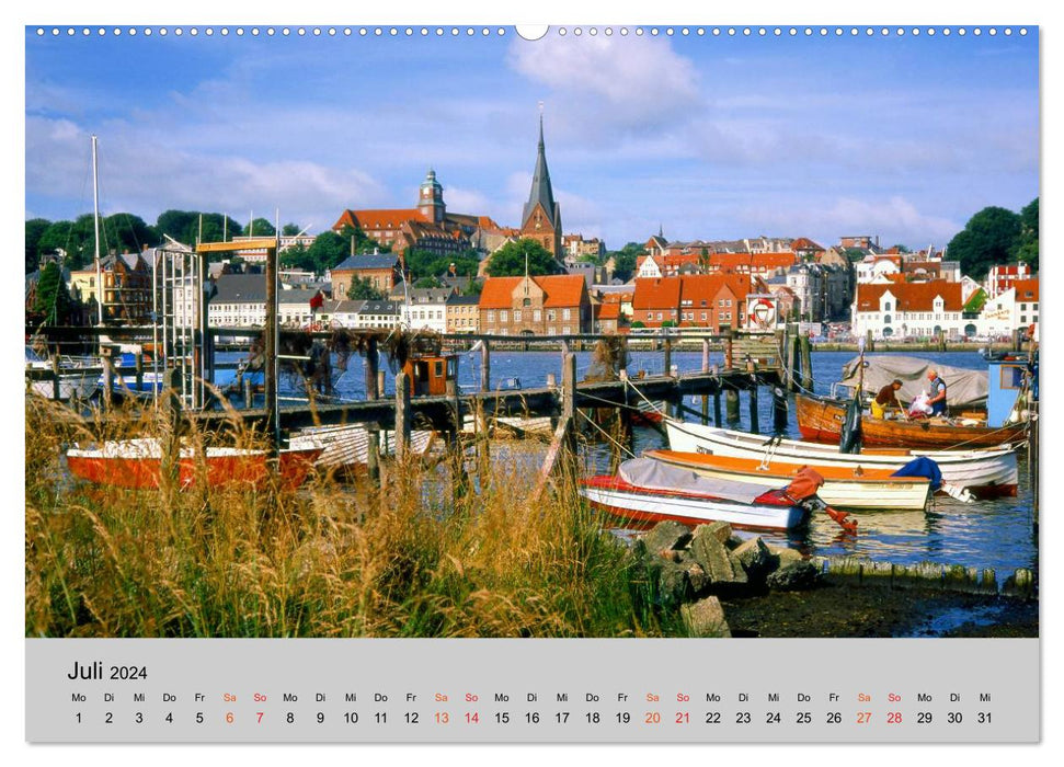 Schleswig-Holstein, holiday destination between the North and Baltic Seas (CALVENDO Premium Wall Calendar 2024) 