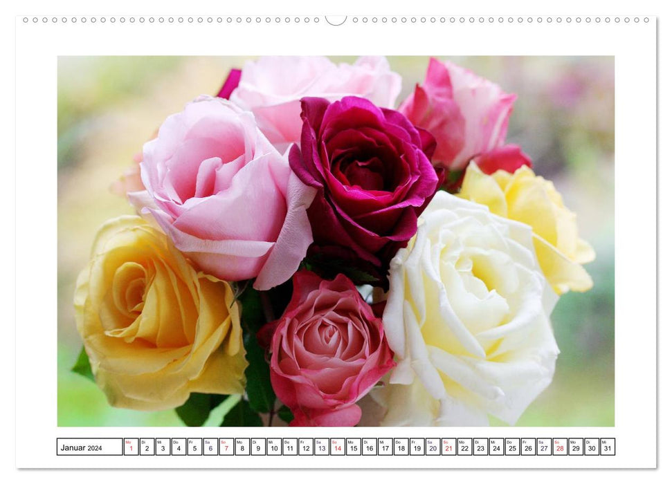 Dreamlike bouquets (CALVENDO Premium wall calendar 2024) 