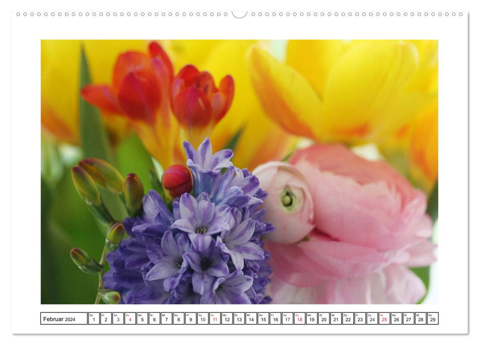 Dreamlike bouquets (CALVENDO Premium wall calendar 2024) 