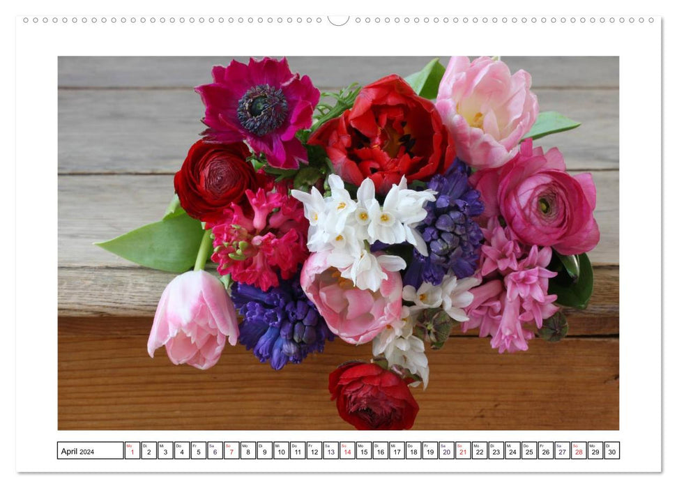 Dreamlike bouquets (CALVENDO Premium wall calendar 2024) 