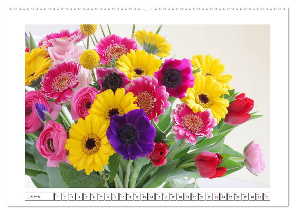 Dreamlike bouquets (CALVENDO Premium wall calendar 2024) 