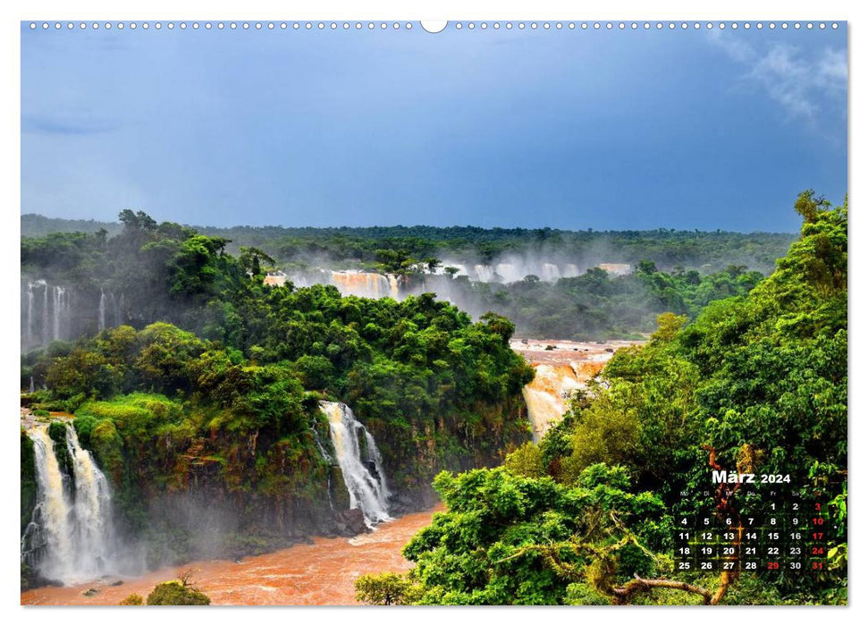 Brasilien. Der Iguazú-Nationalpark (CALVENDO Wandkalender 2024)