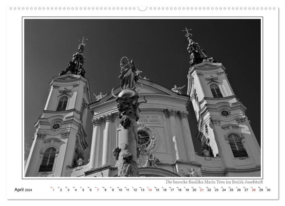 Vienna at second glance (CALVENDO Premium Wall Calendar 2024) 