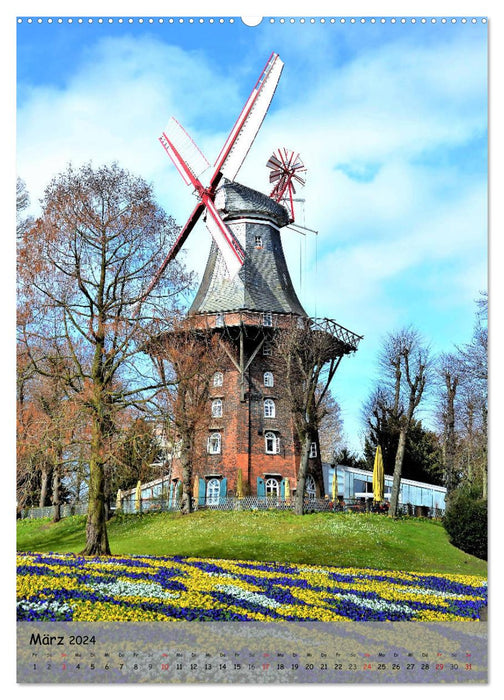 Free Hanseatic City of BREMEN (CALVENDO wall calendar 2024) 