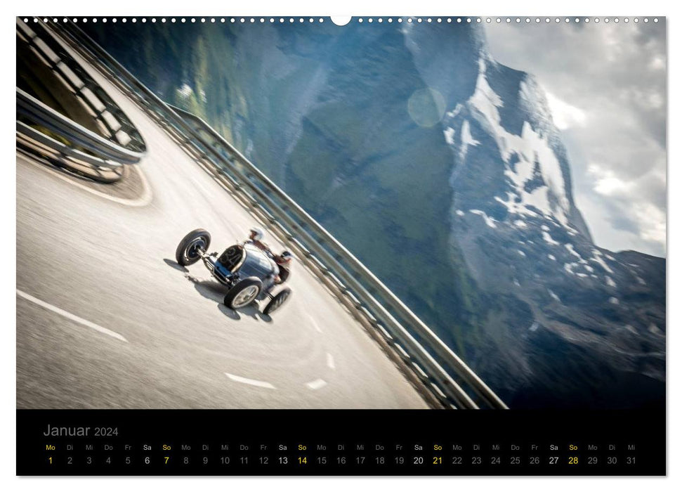 Bugatti - Racing (Calvendo Premium Calendrier mural 2024) 