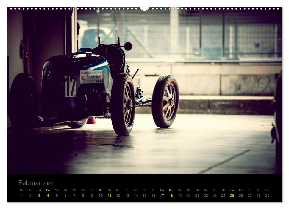 Bugatti - Racing (Calvendo Premium Calendrier mural 2024) 