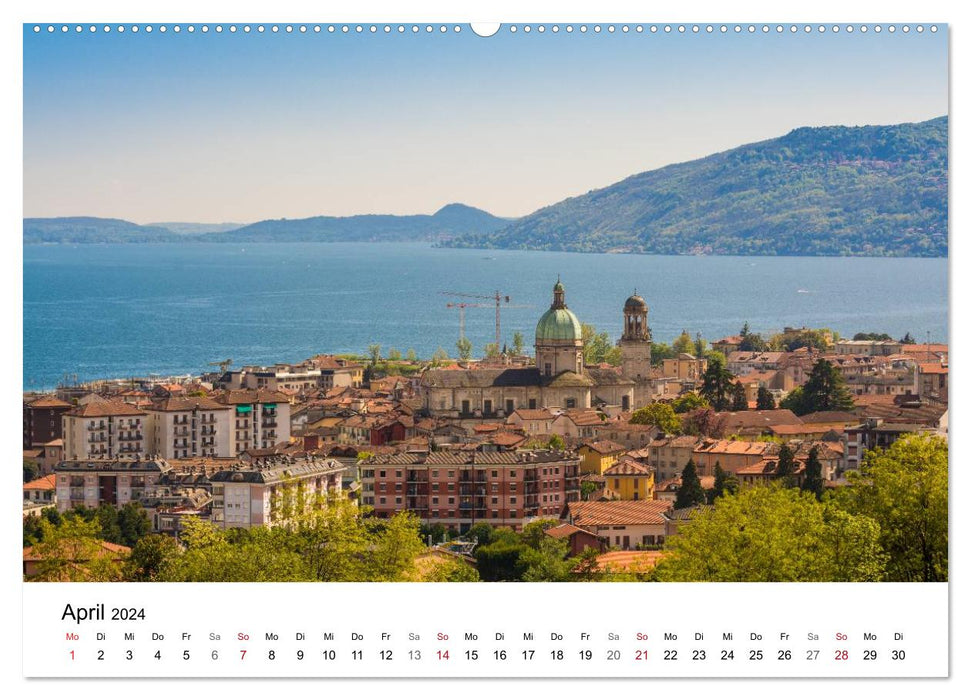 Lago Maggiore - Unterwegs am Westufer (CALVENDO Premium Wandkalender 2024)