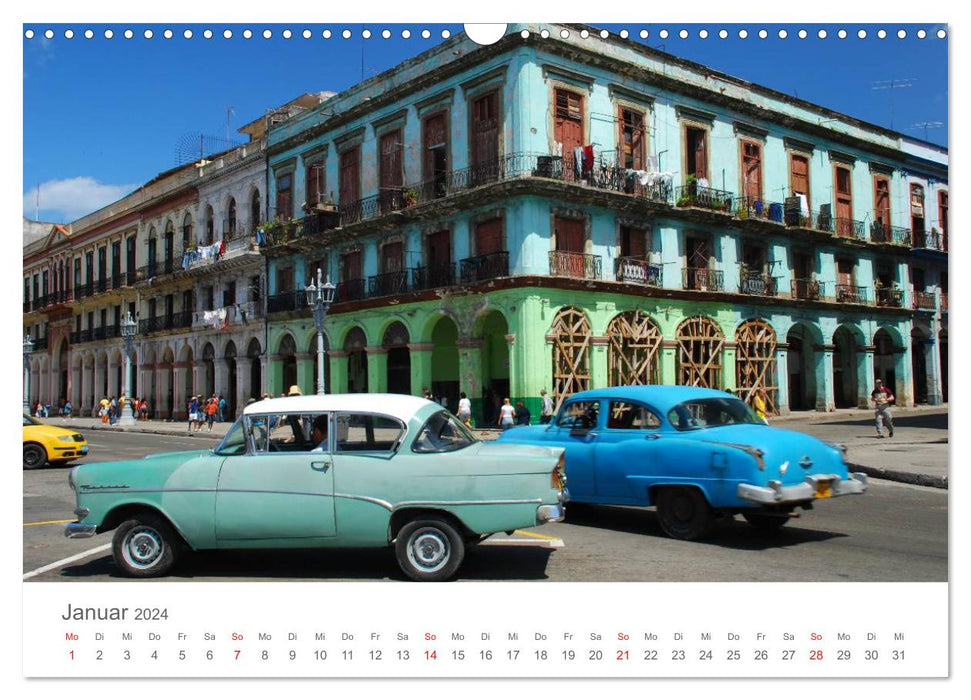 La Isla Cuba (CALVENDO wall calendar 2024) 