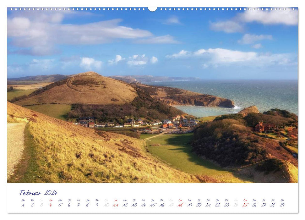 Jurassic Coast - Southern England (CALVENDO Premium Wall Calendar 2024) 