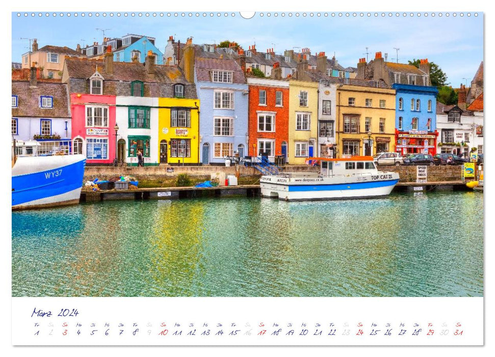 Jurassic Coast - Southern England (CALVENDO Premium Wall Calendar 2024) 