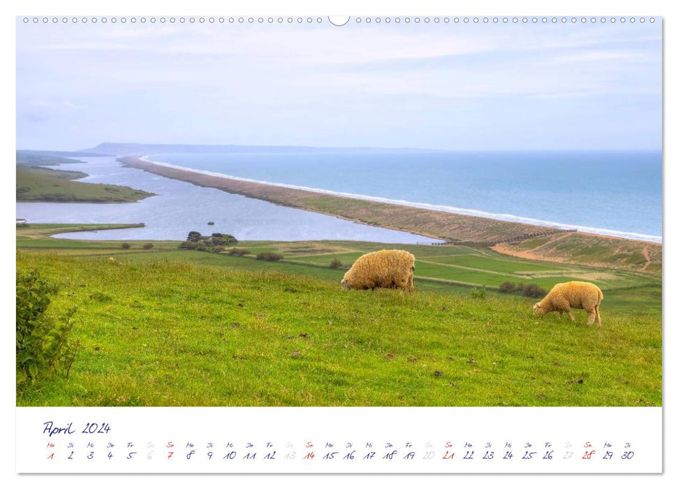 Jurassic Coast - Southern England (CALVENDO Premium Wall Calendar 2024) 
