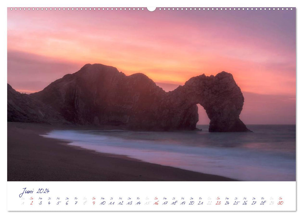 Jurassic Coast - Southern England (CALVENDO Premium Wall Calendar 2024) 