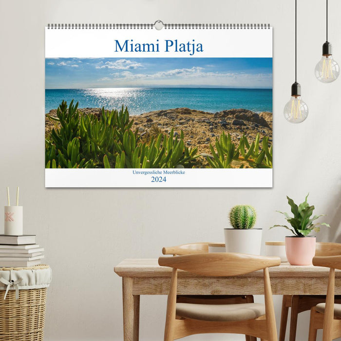 Miami Platja - Unforgettable sea views (CALVENDO wall calendar 2024) 