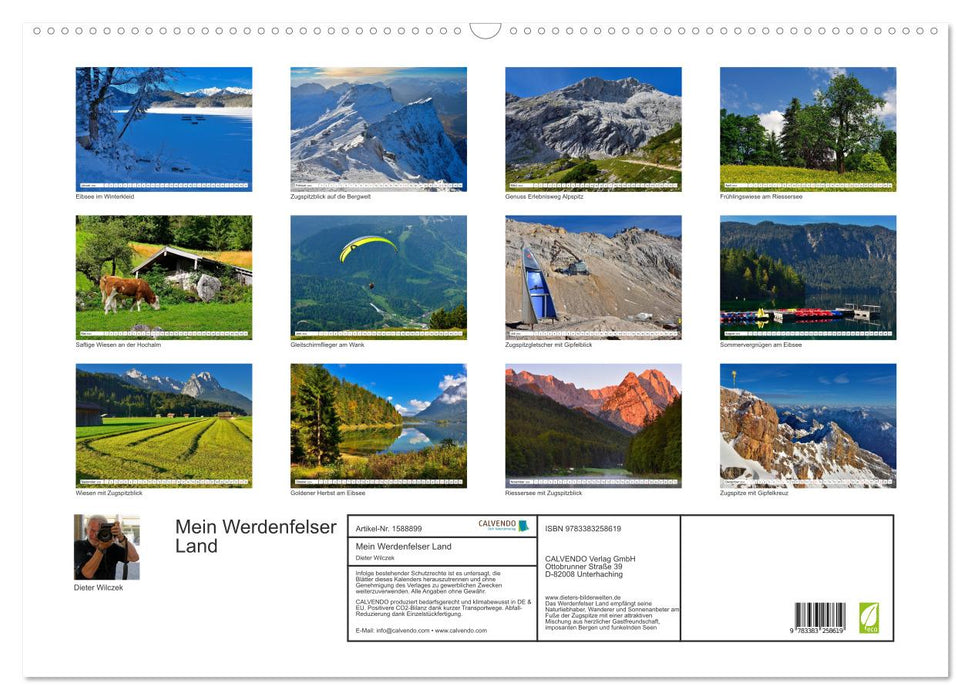 My Werdenfelser Land (CALVENDO wall calendar 2024) 