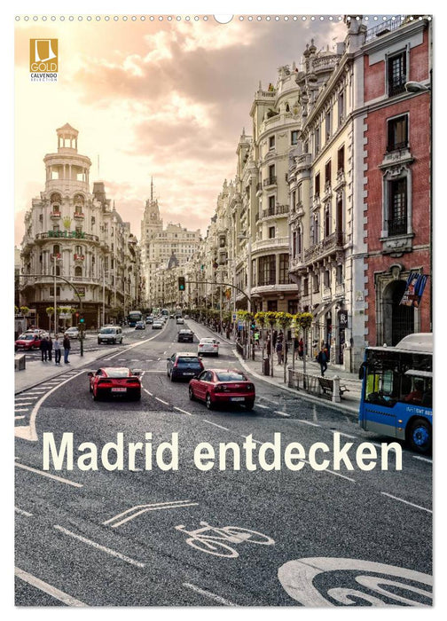 Découvrez Madrid (Calendrier mural CALVENDO 2024) 