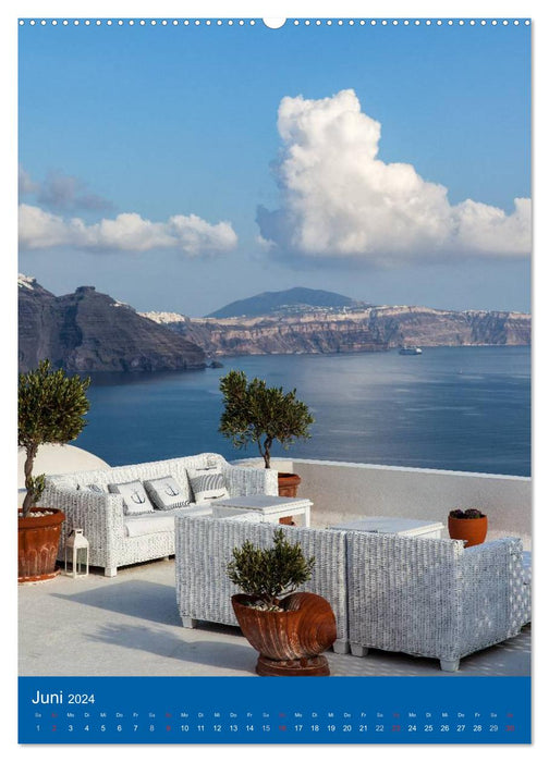Santorini - Insights (CALVENDO wall calendar 2024) 