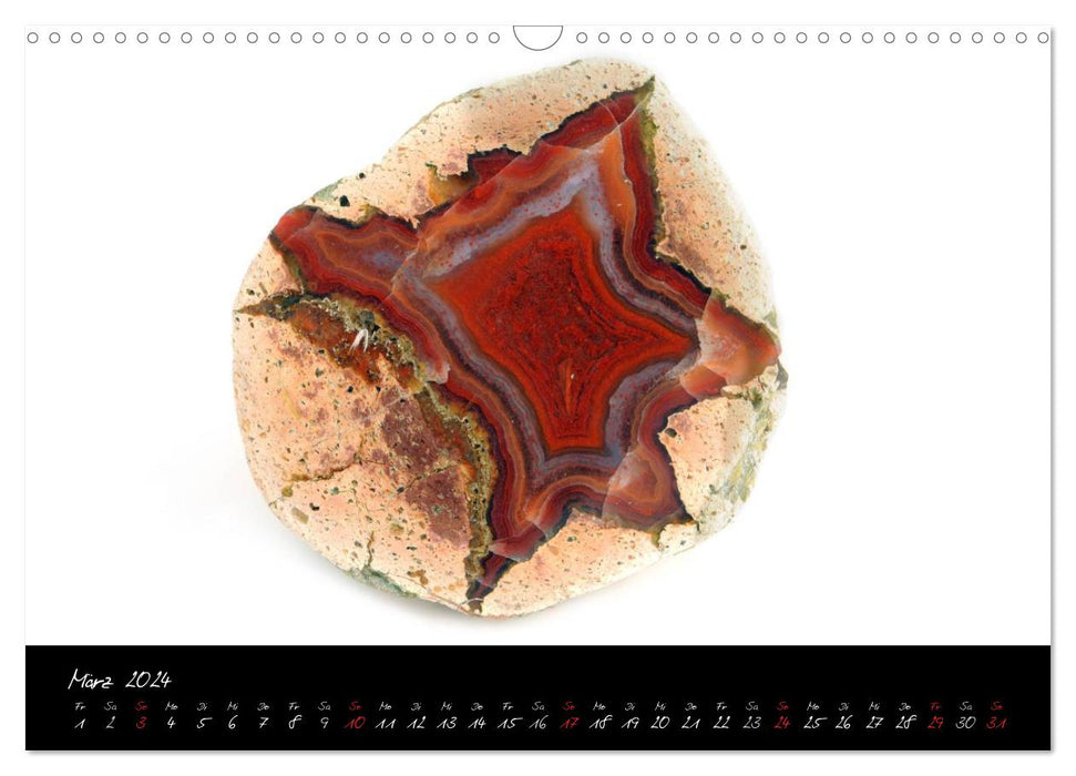 Agates - natural wonders (CALVENDO wall calendar 2024) 