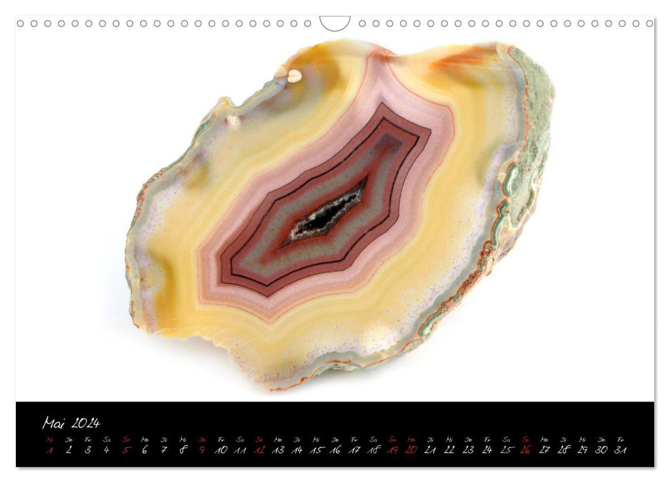 Agates - natural wonders (CALVENDO wall calendar 2024) 