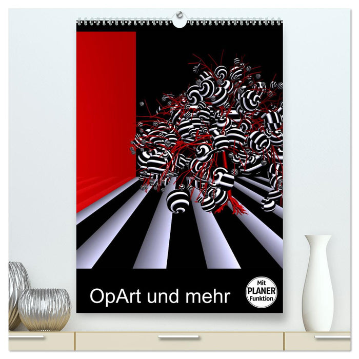 OpArt and more (CALVENDO Premium Wall Calendar 2024) 
