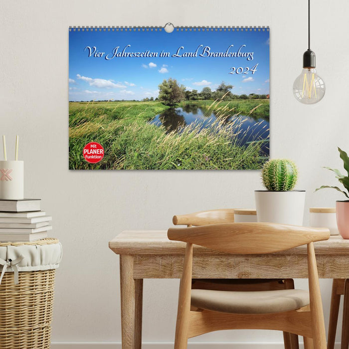 Four seasons in the state of Brandenburg (CALVENDO wall calendar 2024) 