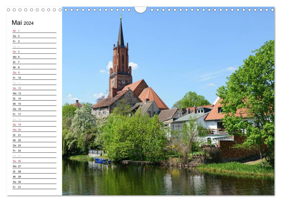 Four seasons in the state of Brandenburg (CALVENDO wall calendar 2024) 