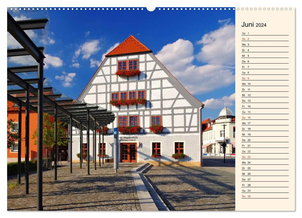 Großräschen – Ville en changement (Calvendo Premium Calendrier mural 2024) 