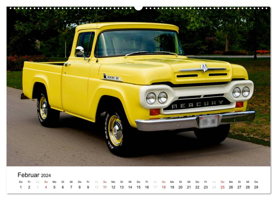 Nord-Amerikanische Pickup's (CALVENDO Premium Wandkalender 2024)