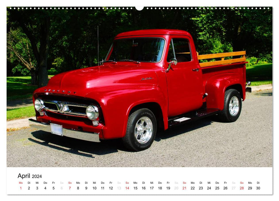 North American Pickups (CALVENDO Premium Wall Calendar 2024) 