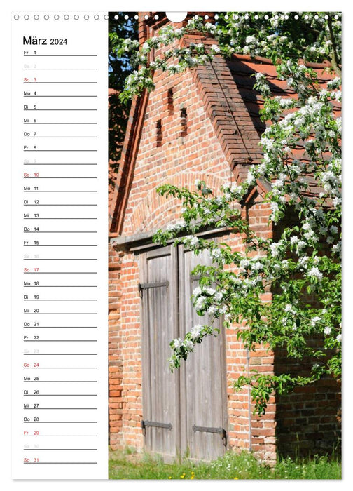 State of Brandenburg in the changing seasons (CALVENDO wall calendar 2024) 