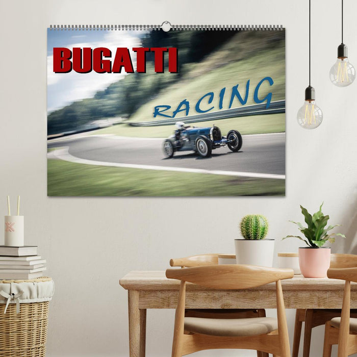 Bugatti - Racing (Calendrier mural CALVENDO 2024) 
