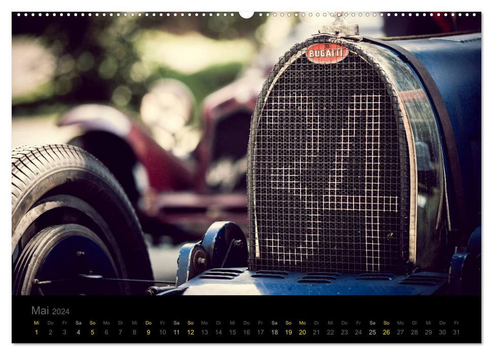 Bugatti - Racing (Calendrier mural CALVENDO 2024) 