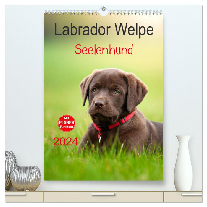 Labrador Welpe - Seelenhund (CALVENDO Premium Wandkalender 2024)