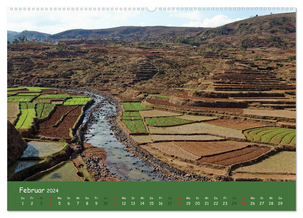 Landschaften Madagaskars (CALVENDO Premium Wandkalender 2024)