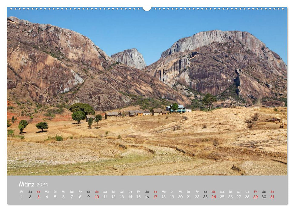 Landschaften Madagaskars (CALVENDO Premium Wandkalender 2024)