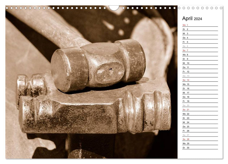 Farrier traditional crafts (CALVENDO wall calendar 2024) 