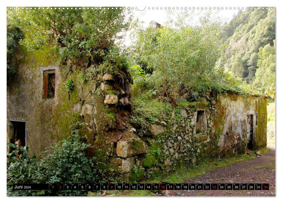 The wild beauty of the Azores - Sao Miguel (CALVENDO Premium Wall Calendar 2024) 