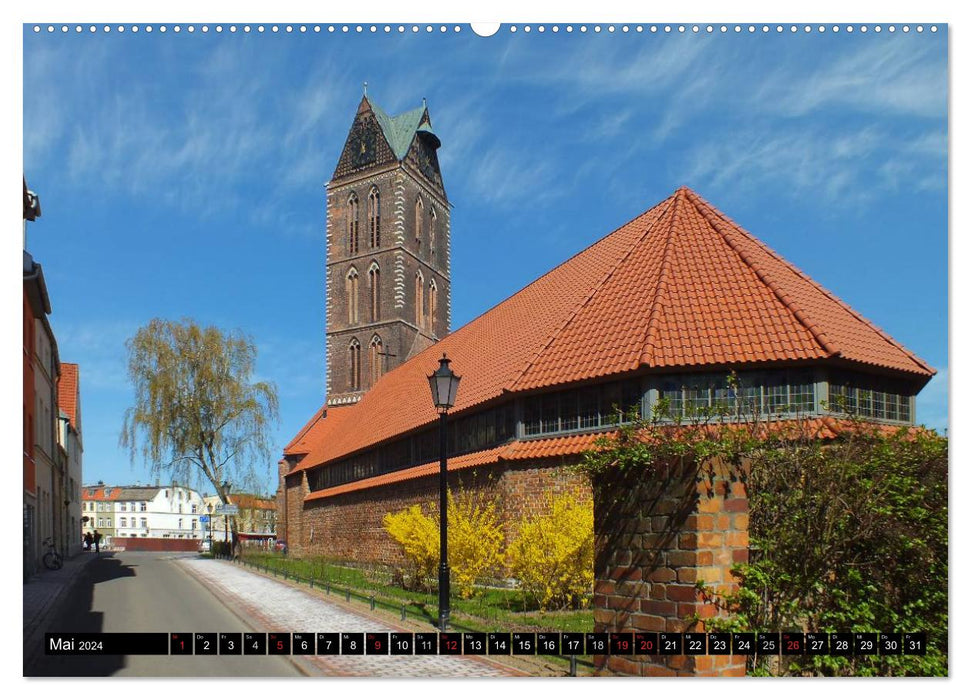 Ville de Wismar 2024 (Calvendo Premium Calendrier mural 2024) 