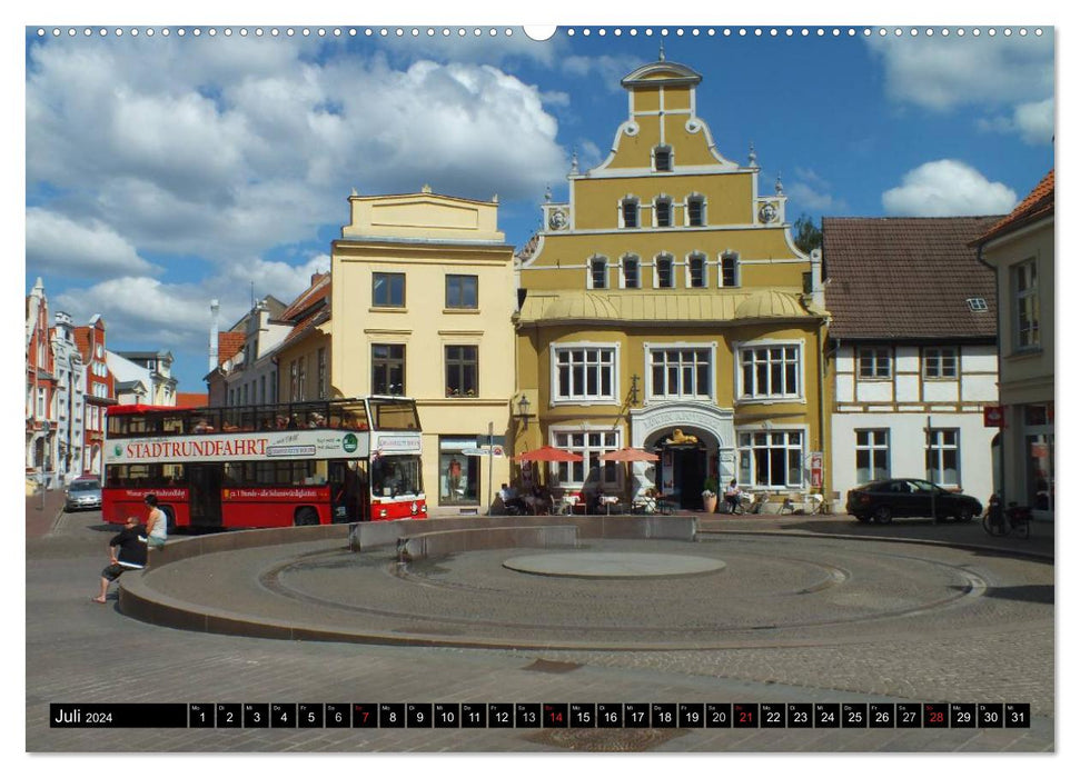 Ville de Wismar 2024 (Calvendo Premium Calendrier mural 2024) 