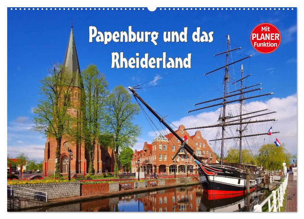 Papenburg et le Rheiderland (calendrier mural CALVENDO 2024) 