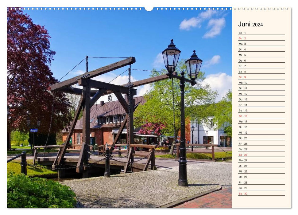 Papenburg und das Rheiderland (CALVENDO Wandkalender 2024)