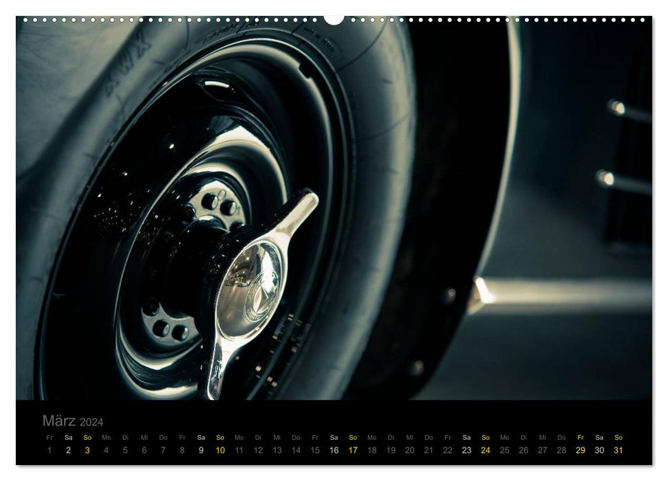 Mercedes Benz 300 SL - Details (CALVENDO Premium Wall Calendar 2024) 