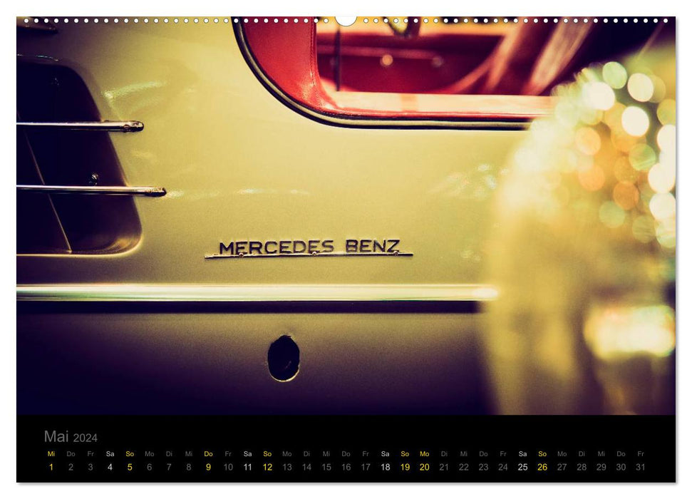 Mercedes Benz 300 SL - Details (CALVENDO Premium Wandkalender 2024)